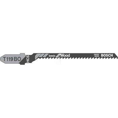 Пилки для лобзика Bosch HCS, 56 мм, криволинейный рез 2608637879