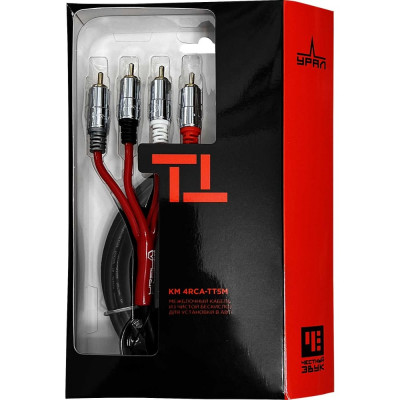 Ural sound КАБЕЛЬ МЕЖБЛОЧНЫЙ УРАЛ ТТ КМ 4RCA-ТТ5М ГРОМ УРАЛ КМ 4RCA-ТТ5М ГРОМ