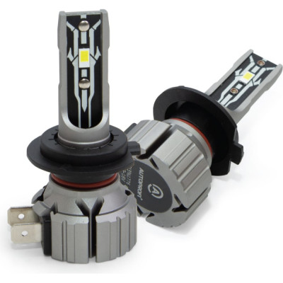 AUTOPROFI Лампа светодиодная Х2, компак, H7, 12V / 15W, 6000K, 4000Lm, комплект 2 шт. X2-H7