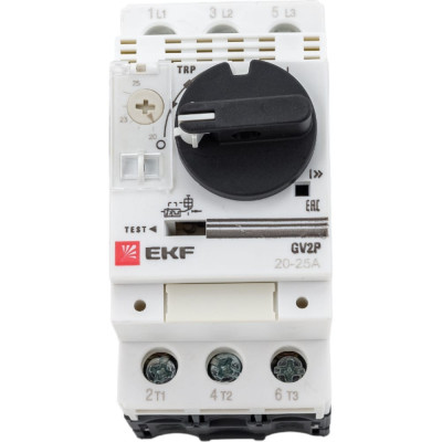 EKF Автомат пуска двигателя GV2P 20-25 А PROxima SQgv2p22-pro