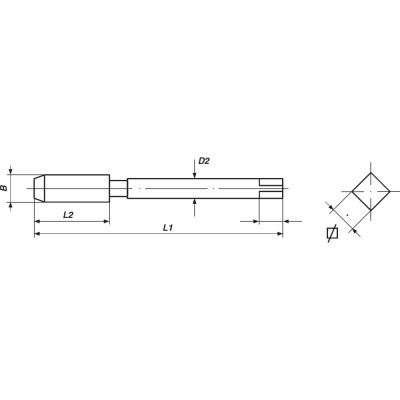 Метчик для вставки VOELKEL STI V03009