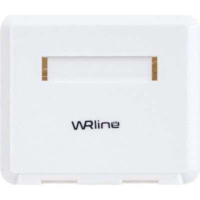WRline WR-MB-2 Корпус настенной розетки для установки 2-х вставок типа Keystone Jack, цвет белый 505220