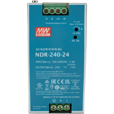 Mean Well Источник питания AC/DC NDR-240-24 Т02290105