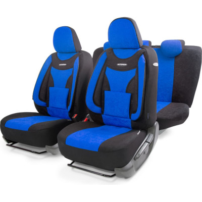 Авточехлы AUTOPROFI EXTRA Comfort ECO-1105 BK/BL