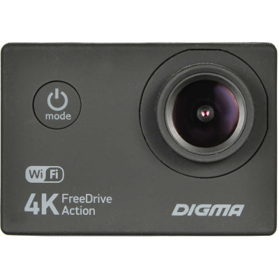 DIGMA Видеорегистратор FreeDrive Action 4K WiFi черный 8Mpix 2160x3840 2160p 150гр. 1132275