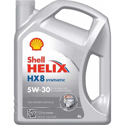 SHELL Синт-ое мот.масло Helix HX8 5W-30 SL A3/B4 (4л) 550052835