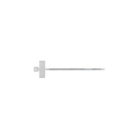 Нейлоновый хомут с табличкой 8х25.4 DKC 2.5х100 белый 100 шт. 2252100SR-M