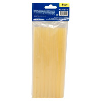 Клей желтый, прозрачный (8 шт; 11х200 мм) для клеевого пистолета ПРАКТИКА 641-640