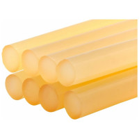 Клей желтый, прозрачный (8 шт; 11х200 мм) для клеевого пистолета ПРАКТИКА 641-640