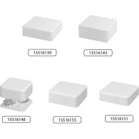 Коробка распределительная TDM ELECTRIC 50х50х20 ОП белая IP40 упаковка 48 штук SQ1401-0201