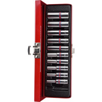 Набор глубоких торцевых головок (1/4", шестигранные, 5/32"-1/2", 10 предметов) KING TONY 2510SR