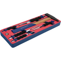 Набор ударно-режущего инструмента (ложемент, 6 предметов) МАСТАК 5-9006