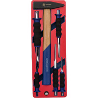 Набор ударно-режущего инструмента (ложемент, 6 предметов) МАСТАК 5-9006