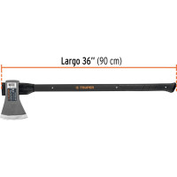 Испанский топор Truper ML-4M с рукояткой из фибергласса 14972