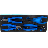 Набор плоскогубцев и бокорезов, ложемент, 4шт KING TONY 9-40104GPV