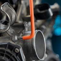 Набор экстрадлинных имбусовых ключей с магнитом GROSS TORX-TT T10-T50, S2, хром/краска, 9 шт. 16402