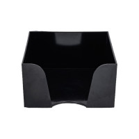 Пластбокс для бумажного блока ОСКОЛПЛАСТ 9х9х5 см, черный 995-02