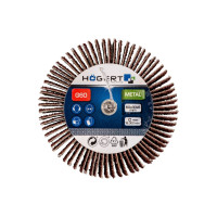 Круг шлифовальный лепестковый радиальный (60x30 мм; хвостовик 6 мм; P60) Hogert Technik HT8D011