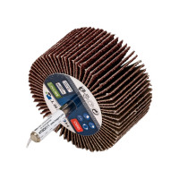 Круг шлифовальный лепестковый радиальный (60x30 мм; хвостовик 6 мм; P60) Hogert Technik HT8D011