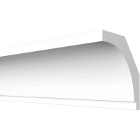 Потолочный карниз Decor-Dizayn ударопрочный влагостойкий под покраску 30Х30Х2000 мм DD37