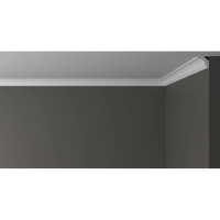 Потолочный карниз Decor-Dizayn ударопрочный влагостойкий под покраску 30Х30Х2000 мм DD37