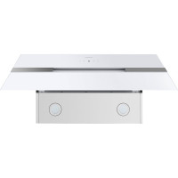 Кухонная вытяжка MAUNFELD Mersey 90 белый\вставка сатин