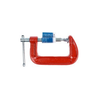 Струбцина РемоКолор G-образная, усиленная, 125 мм, 44-1-625