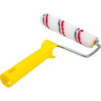 Мини-валик РемоКолор малярный с рукояткой Мультиколор, ось 6мм, D15мм, 150мм, 06-1-612