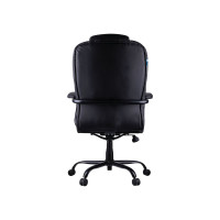 Кресло руководителя Helmi HL-ES01 Extra Strong повышенной прочности, экокожа черная, до 200 кг 274820