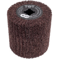 Валик шлифовальный (100х100х19 мм; AM120 MEDIUM+P120) TOTFLEX 4631159668788