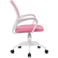 Компьютерное кресло Бюрократ CH-W695NLT розовый крестовина пластик белый CH-W695NLT/PK/TW-13A
