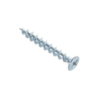 Саморез для оконного профиля крепежная техника белый, Philips, 4х30, 1000 шт. 430852 БК