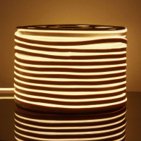Гибкий неон Elektrostandard LS001 220V 9.6W 120Led 2835 IP67 3300K односторонний теплый белый 50м a052995