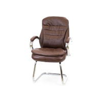 Кресло Everprof Valencia CF экокожа коричневый EP-valencia CF PU brown