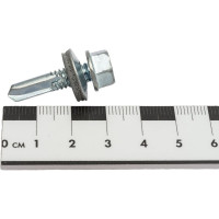 Кровельный саморез с увеличенным сверлом КРЕП-КОМП Kn 6,3х25, 25 шт. скд6325мф