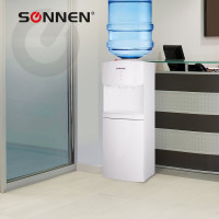 Кулер-водораздатчик SONNEN без нагрева и охлаждения, FS-02N, напольный, 2 крана, белый 454995