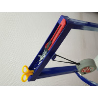 Стремянка STAIRS стальная с органайзером 8 ступеней CS08LX