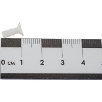 Винт с потайной головкой и прямым шлицем DINFIX DIN 963, полиамид (пластик), M4x10, 10 шт. 00-00001522