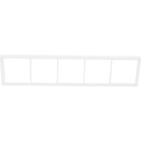 Пятипостовая рамка CGSS горизонтальная/вертикальная, белая Практика PL-P105-WCG