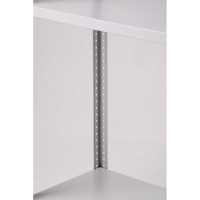 Стеллаж ООО ФУРАМА СТФЛ 1000х700х400 мм, 3 полки, серый СТФЛ107040-3