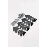 Стеллаж ООО ФУРАМА СТФЛ 1000х1000х500 мм, 2 полки, серый СТФЛ101050-2