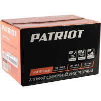Сварочный аппарат PATRIOT WM 181Smart MMA 605302135