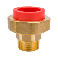 Комбинированная разъемная муфта - американка Blue Ocean с наружной резьбой, "Fire Secure" 50x1.1/2" Fire-S-B1 PPRF/UAM(R)-50