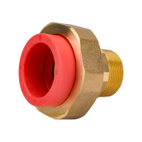 Комбинированная разъемная муфта - американка Blue Ocean с наружной резьбой, "Fire Secure" 50x1.1/2" Fire-S-B1 PPRF/UAM(R)-50