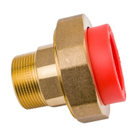 Комбинированная разъемная муфта - американка Blue Ocean с наружной резьбой, "Fire Secure" 50x1.1/2" Fire-S-B1 PPRF/UAM(R)-50