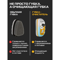 Губка-очиститель для спортивной обуви Salton Sport 75 мл 6/24 62015