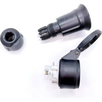 Кабельная розетка Schuko Bals 16A, 3p 250V, IP54, черный MULTI-GRIP 1 шт. 7488-b