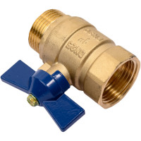 Шаровой кран RM -L ВР-НР 1 муфтовый, бабочка Ду25 Ру30 11Б27п1 RML-1FMB