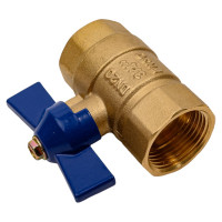 Шаровой кран RM -L ВР-ВР 3/4 муфтовый, бабочка Ду20 Ру30 11Б27п1 RML-34FFB