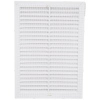 Решетка вентиляционная вытяжная без рамки (130x190 мм; белая) ВИЕНТО 1319В